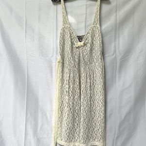 NWT Free People ivory lace summer dress.
